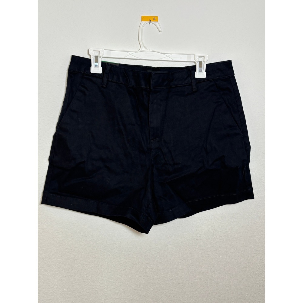 Banana Republic Womens Black Chino Shorts Size 12 NWT 1687118 Casual Summer